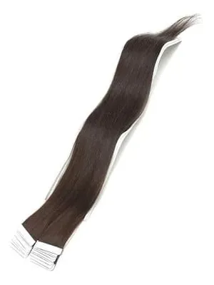 Produktbild von Tape in Hair Echthaartapes, hellbraun, Remy Haar für Haarextensions, (50 cm) Länge, ca. (25 g)