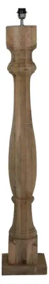 Image de Light & Living - lampadaire - Robbia - marron - bois - luminaire individuel - E27 - 7027884