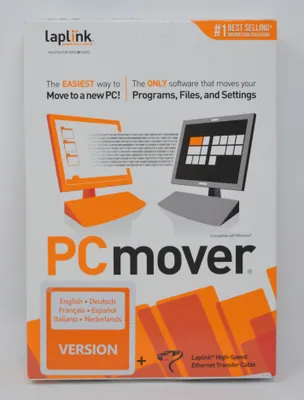 Immagine prodotto di Laplink PCmover Professional 11 con cavo ad alta velocità (1 utilizzo) - Il modo più semplice per trasferire i dati su un nuovo PC!