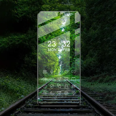 Produktbild von Bizon Glass Edge Panzerglas für Redmi Note 11/11s, Schwarz