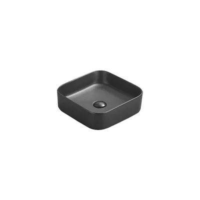 Image de Vena lavabo pour comptoir 37 x 37 cm, noir mat (22193785)