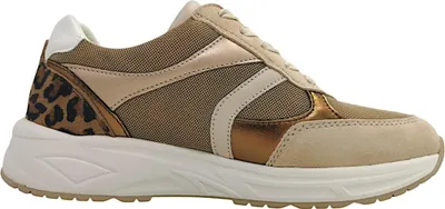 Imagen del producto de Zapatos deportivos para mujer Waldläufer H-Jill, tipo cordones, color beige, para uso diario