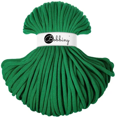 Produktbild von Bobbiny Jumbo 9 mm 100 m Jade Green Schnur