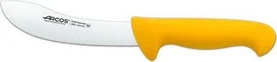 Produktbild von Enthäutungsmesser  Arcos Farbe - Prof  295300  in Edelstahl Nitrum und mango ergonomische gelbe Polypropylenklinge von 16 cm, Vitrine