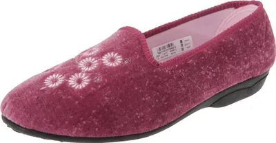 Image de Zedzzz Cathy Pantoufles pour dames avec broderie florale DF494 (37 EUR) (Bruyère)