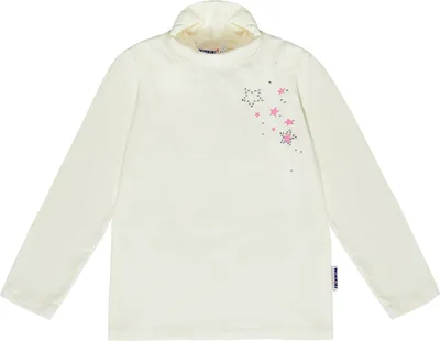 Produktbild von Rollkragenpullover für Mädchen Star  - Weiß - 122