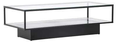 Image de Maglehem Table basse avec plateau 60x130 cm, verre.