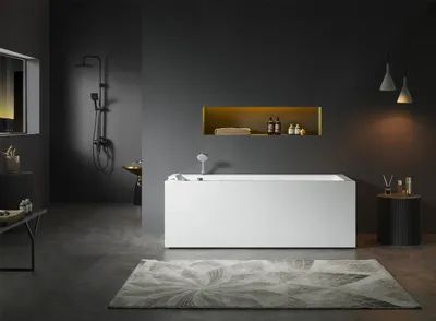 Produktbild von Luxus Indoor Whirlpool Badewanne Whirlwanne Home Spa Weiß Wanne Relax
