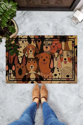 Produktbild von Conceptum Hypnose, Cane- Cane CarınoCHL, Bunt, Fußmatten, 40 x 60 cm, 100% PVC