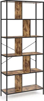Produktbild von Vicco Raumteiler Fyrk, 80 x 180 cm, Eiche rustikal/Schwarz