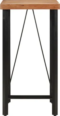 Obrázok produktu pre vidaXL Barový stôl 55x55x107 cm z masívneho dreva akácie a železa