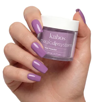 Produktbild von Kabos Magic Dip System Dipping Powder für Nägel 025 Grape Violet 20g