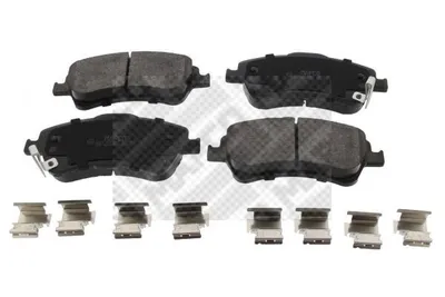 Produktbild von MAPCO 6910 Bremsbeläge Satz Vorne für TOYOTA AURIS (NRE15, ZZE15, ADE15, ZRE15, NDE15) AVENSIS Station Wagon (ZRT27, ADT27) Verso (R2) Auris Kombi