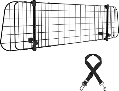 Immagine prodotto di Jopassy recinto per cani auto Prendi 3 filo spinato regolabile larghezza regolabile da 90-145 cm