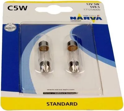 Obrázok produktu pre Narva 17125, 5 W, 12 V, C5W