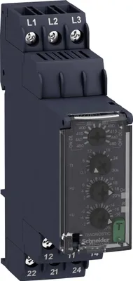Produktbild von SCHNEIDER ELECTRIC Überwachungsrelais 380, 380 - 480, 480 V/DC, V/AC 2 Wechsler 1 St.