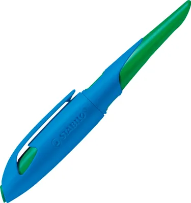 Obrázek produktu pro Plnicí pero STABILO EASYbirdy s pravou špičkou A nebesky modrá/trávově zelená