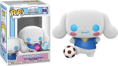 Obrázek produktu pro Funko Pop! Sanrio - Cinnamoroll With Football (Flocked) #86 (Exclusive)