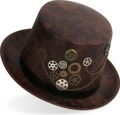 Produktbild von Zylinder Steampunk Fasching Karneval Halloween Party Größe 58 cm