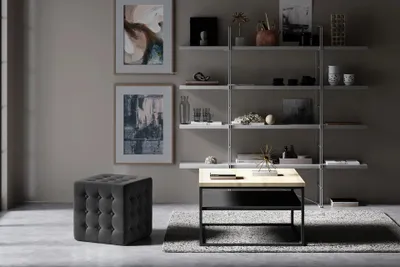 Immagine prodotto di Sgabello cubo RONAN - grigio scuro