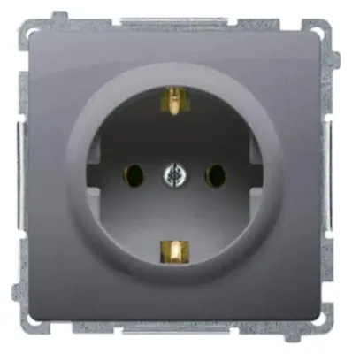 Produktbild von Kontakt-Simon BMGSZ1.01/43, Silber, Kunststoff, IP20, 250 V, 75 mm, 42 mm