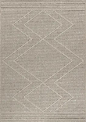Produktbild von Outdoor Teppich Piero rechteckig, Farbe: Beige, Größe:120x170 cm