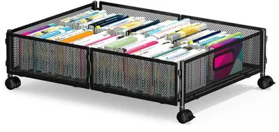 Produktbild von Azomor®️ Praktische Unterbett Aufbewahrungsbox mit Rollen für Kleidung und Schuhe