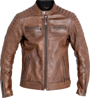 Produktbild von John Doe Dexter Motorrad Lederjacke, braun, L