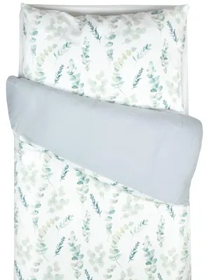 Produktbild von Bettwäsche Eucalyptus 2 teilig - 100x140 cm - Grau | by SEVIRA KIDS