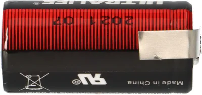 Image de Pile Ultralife CR123A 3V 2/3A avec languette à souder en Z