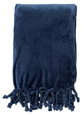 Produktbild von Dutch Decor Wohndecke Flanell-Fleece Florijn 150x200 cm Blau