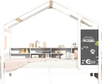 Immagine prodotto di Letto per bambini Valora 140x200 cm - Letto Montessori per bambini - Letto Peuter - Con rete a doghe - Senza materasso