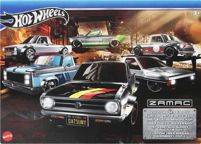 Image de MATTEL HW ZAMAC lot de 6 voitures HRX57