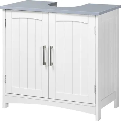 Zdjęcie produktu dla Szafka dolna - Organizacja przestrzeni - Regulowana półka - 60 x 33 x 60 cm - Biały