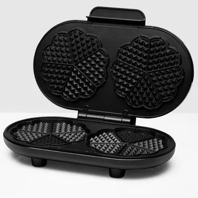 Obrázok produktu pre OBH Nordica Select Double, 10 wafle/waflí, Srdce (tvar), Čierna, 1,2 m, 1600 W, 220 - 240 V