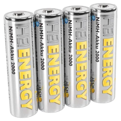 Zdjęcie produktu dla Heitech NiMH-Akku "Gotowy do użycia" - HR06 Mignon/AA - 2000 mAh - 1,2V