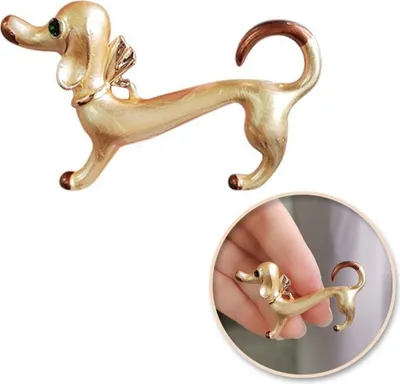 Produktbild von Carla Broschen für Frauen Bailo goldene One size