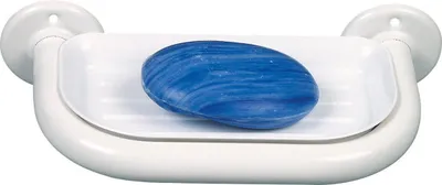 Produktbild von Aqualine WHITE LINE Seifenschale, Weiß