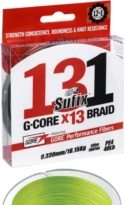 Produktbild von Sufix 131 Braid Neon Chartreuse 120 m 0,128 mm 6,8 kg