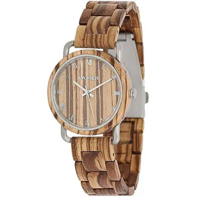 Produktbild von LAiMER Damen Uhr 0116 Greta Zebranoholz Vegan