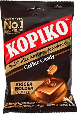 Produktbild von KOPIKO Kaffeebonbons - Original Kaffee Bonbons - 50 Stk. - 175 g