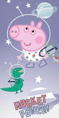 Obrázek produktu pro Peppa Pig osuška Rocket Power 70x140 cm
