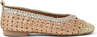 Produktbild von Lazamani Brisa Damen Leder-Ballerinas Peach Größe 37