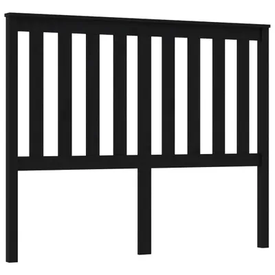 Obrázek produktu pro vidaXL Čelo postele černé 146x6x101 cm Masivní borovicové dřevo