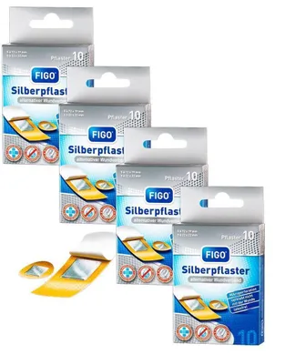 Obrázok produktu pre 40x strieborné omietky 4x 10 kusov