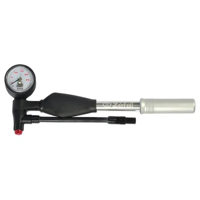 Immagine prodotto di Pompa per ammortizzatori ZÉFAL "Z Shock" 25 bar / 360 psi, per valvola Schrader, confezione in alluminio SB , con la pompa ad alta pressione è possibile