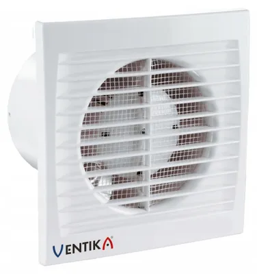 Image de Ventilateur de salle de bains - Ø 125 mm - Ventilateur d'extraction - Pour salle de bains - Montage mural ou au plafond