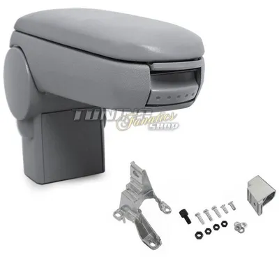 Produktbild von Mittelarmlehne Armlehne MAL SET für VW Golf 4 IV /  Bora + Variant in Leder GRAU