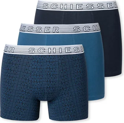 Produktbild von Schiesser Schüler Jungen 3 er Pack Shorts Gr. 164 sortiert 1