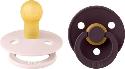 Produktbild von Bibs Schnuller Colour 2er Pack - Petal / Plum